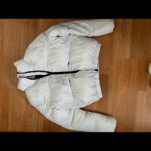 White H&M puffer size xs